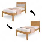 Cama Solteiro Sofisticada Berli Naturalle E Off White