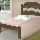 Cama Solteiro Sophia Castanho Avelã