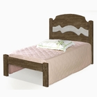 Cama Solteiro Sophia Castanho Avelã