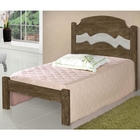 Cama Solteiro Sophia Castanho Avelã