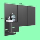 Cama Solteiro Suspensa Com Cabeceira E Mesa De Apoio 80/90 Zu