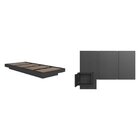 Cama Solteiro Suspensa Com Cabeceira E Mesa De Apoio 80/90 Zu