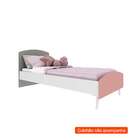 Cama Solteiro Ternura Branca E Rosa