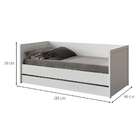 Cama Solteiro Tivoli Branca