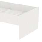 Cama Solteiro Tunas Com Báu Branca