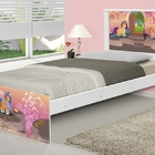 Cama Solteiro Unicórnios Mágicos Com Colchão