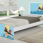 Cama Solteiro Ursinho Pirata Com Colchão