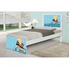 Cama Solteiro Ursinho Pirata Com Colchão