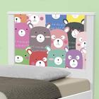 Cama Solteiro Ursinhos Coloridos Com Colchão