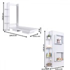 Cama Solteiro Vancouver Articulável 4 Prateleiras Branco - Ar