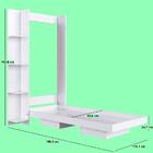 Cama Solteiro Vancouver Articulável 4 Prateleiras Branco - Ar