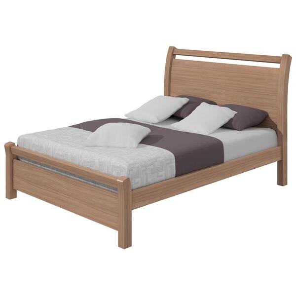 Cama Solteiro Veri M10 Carvalho Naturale - Mpozenato