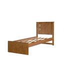 Cama Solteiro Viana Mel Com Auxiliar