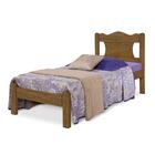 Cama Solteiro Virgil Marrom Grenat