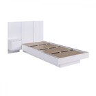 Cama Solteiro Zurique 1 Porta Branco - Art In Móveis