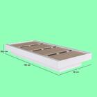 Cama Solteiro Zurique Branco - Art In Móveis