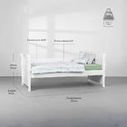 Cama Superior Lila - Branco Brilho