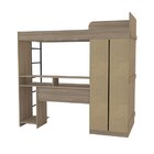 Cama Suspensa Multifuncional Com Mesa Gamer 2 Portas Konza  C