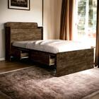 Cama Tamires Castanho Com Colchão