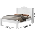 Cama Thalia Casal Branco – Vj Móveis