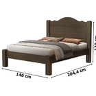 Cama Thalia Casal Chocolate – Vj Móveis