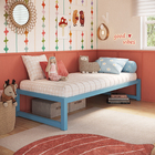 Cama Turca De Solteiro - Éden Azul Bebê