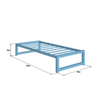 Cama Turca De Solteiro - Éden Azul Bebê