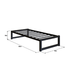 Cama Turca De Solteiro - Éden Preto