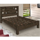 Cama Veneza Casal Nogal – Carmolar Móveis