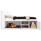 Cama Viena Casal Canto Pet Branco