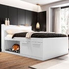 Cama Viena Casal Canto Pet Branco Com Colchão