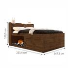 Cama Viena Casal Canto Pet Malbec