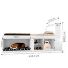 Cama Viena Solteiro Canto Pet Branco