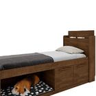 Cama Viena Solteiro Canto Pet Malbec