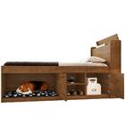 Cama Viena Solteiro Canto Pet Malbec