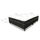 Cama Viúva Conjugado Especial Ortopédico - Suede Branco