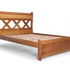 Cama X Casal Madeira Maciça Mogno/mel