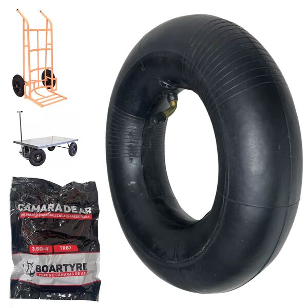 Câmara De Ar 4.10/3.50-4 Para Scooter Elétrico Carrinho De Ca