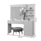 Camarim Londres 1 Porta 1 Gaveta Com Espelho Mvaular Off White