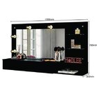 Camarim Penteadeira 1 Gaveta 1 Nicho 2 Prateleiras Lumiere  P