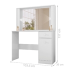 Camarim Penteadeira Maya Branco