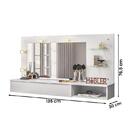 Camarim/penteadeira Suspensa Arisa Preto Fosco