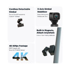 Câmera Ação Estabilizada Feiyutech Pocket 3 4k/60fps Preto