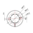 Câmera De Segurança Analógica Dome Full Hd Wcam An-p022-d11 W