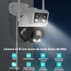 Camera De Segurança Dupla Wifi Vigilancia Ptz 8mp Celular App
