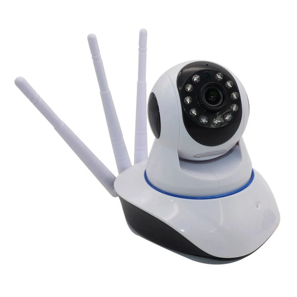 Camera De Segurança Robo 3 Antenas Ip Wifi 360 Sistema Yoosee