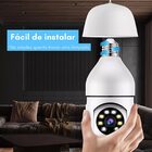 Câmera Ip 360 Lâmpada Wifi Full Hd 1080p Visão Noturna Bivolt