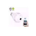 Câmera Ip Segurança Lâmpada 360 Panorâmica Espiã Wifi V380