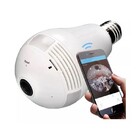 Camera Ip Seguranca Lampada Vr360 Panoramica Espia Wifi V380