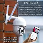 Câmera Ip Speed Dome Full Hd Wifi 2 Antenas  Pro + Fonte